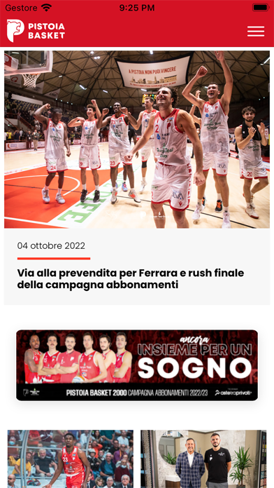 Pistoia Basket Screenshot