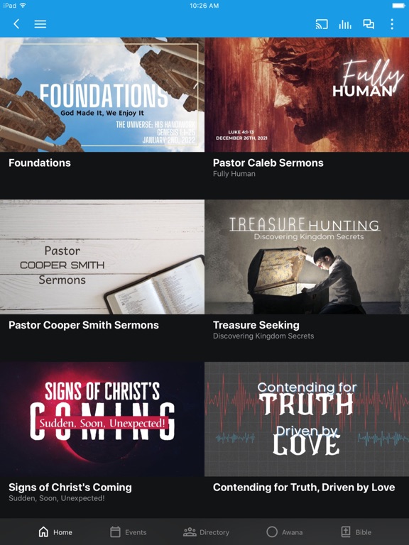 Heartland Free Church iPad screenshot 2 - Lifestyle app
