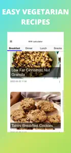 Easy Vegetarian Recipes App screenshot #1 for iPhone