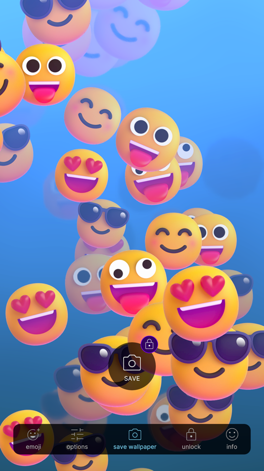 #1. MOJI MOJI : Wallpaper Maker (iOS) 由: Piotr Wysok