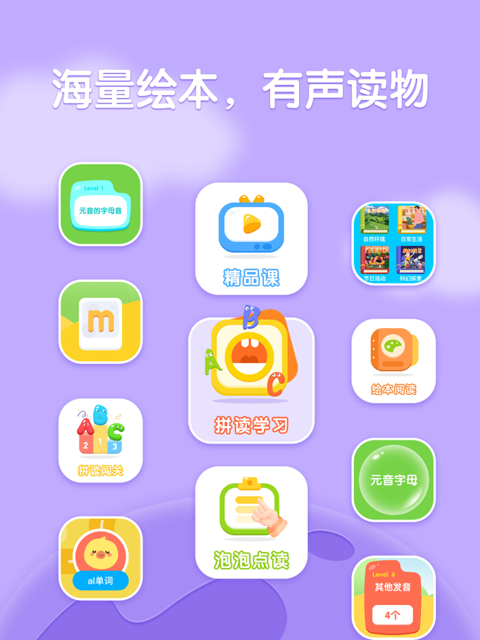 自然拼读 - 26个字母英语发音学习