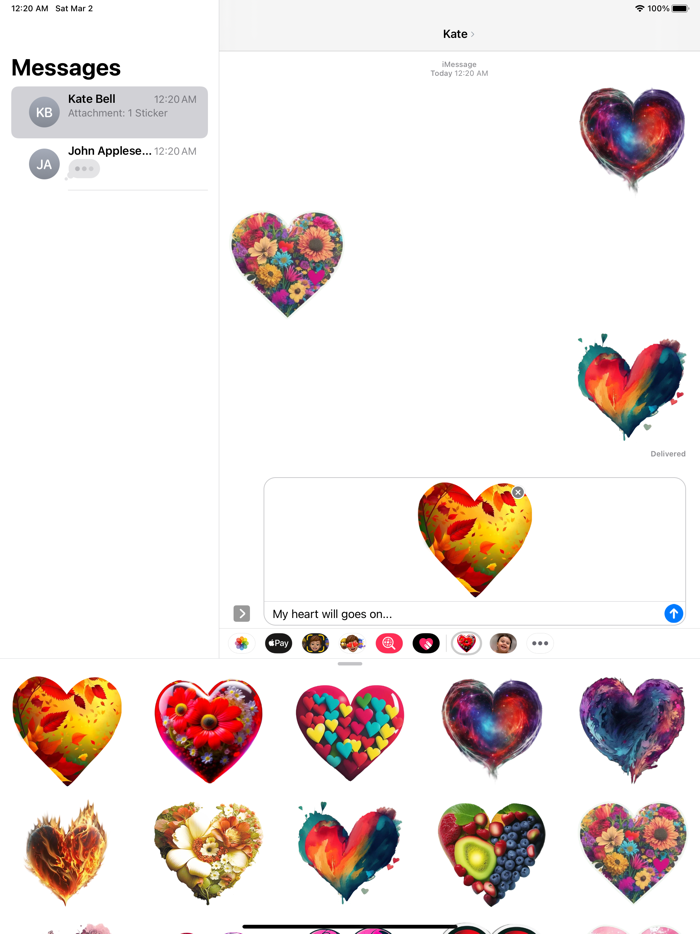 Beautiful 3D Loving Heart Pack