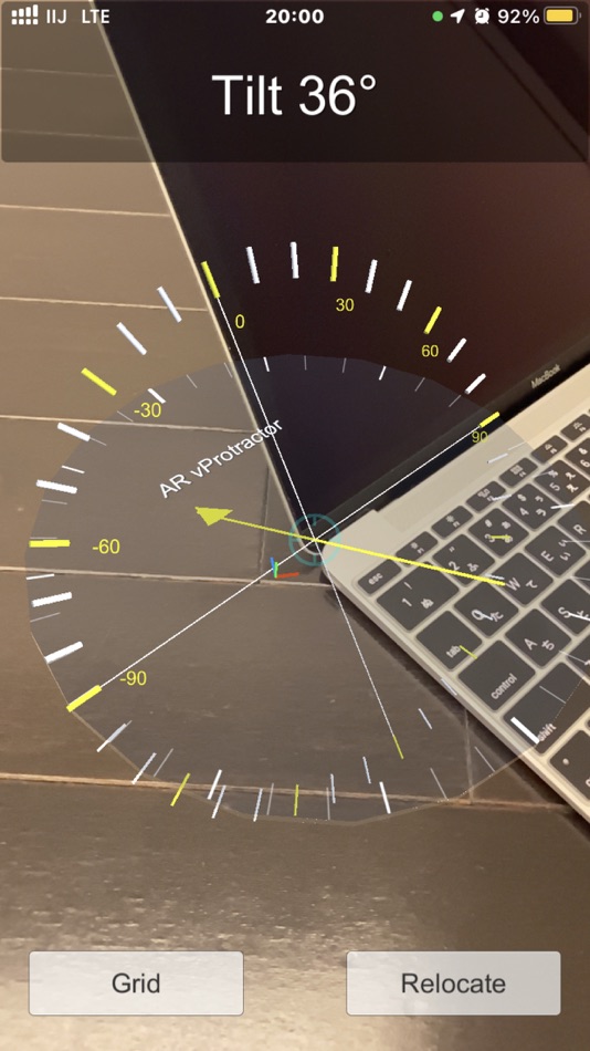 #2. AR vProtractor (iOS) 由: Kazufumi Suzuki