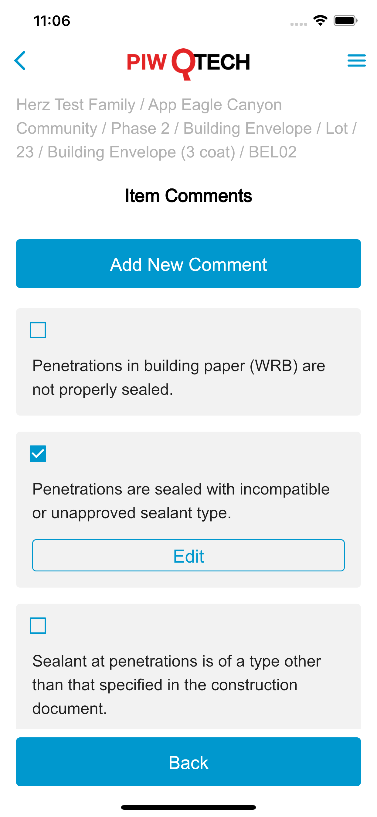 PIW QTECH Inspections screenshot 4
