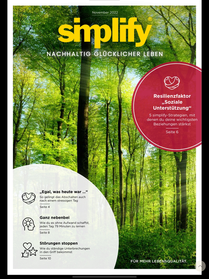 simplify® glücklicher leben