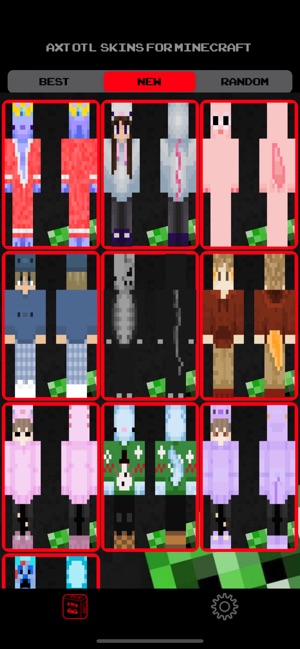 128 Minecraft Skins