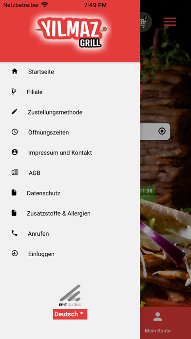 Yilmaz Grill Screenshot