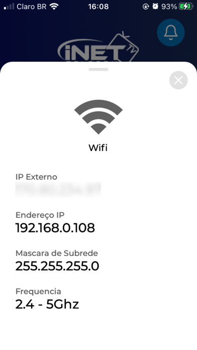 iNet Telecom Screenshot