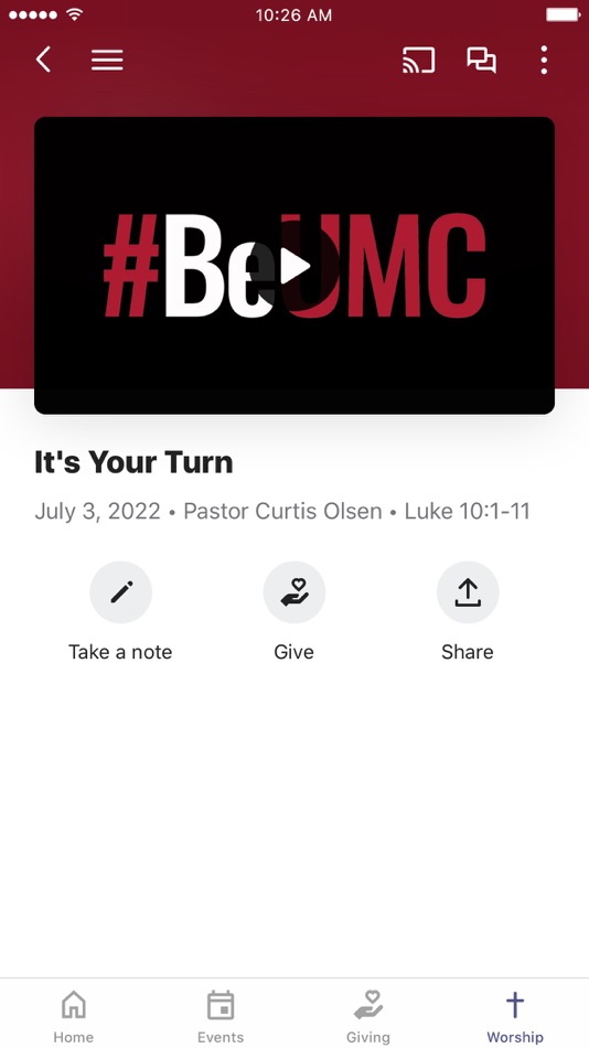 #3. Community UMC - Columbia, Mo. (iOS) Podle: Community United Methodist Church (Columbia, MO)