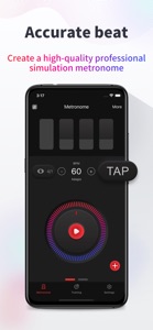 Metronome-music beat rhythm screenshot #2 for iPhone