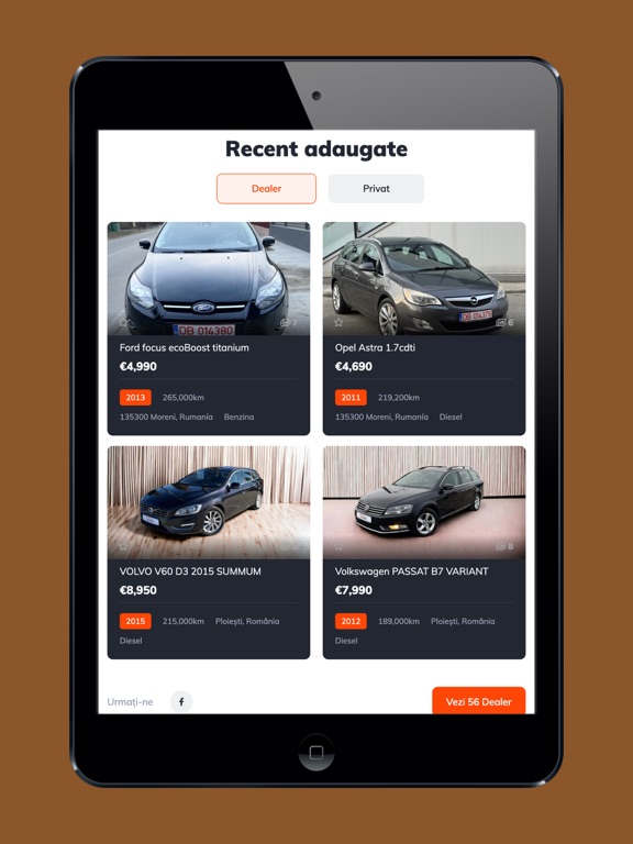 Ofertar.ro iPad screenshot 3 - Shopping app
