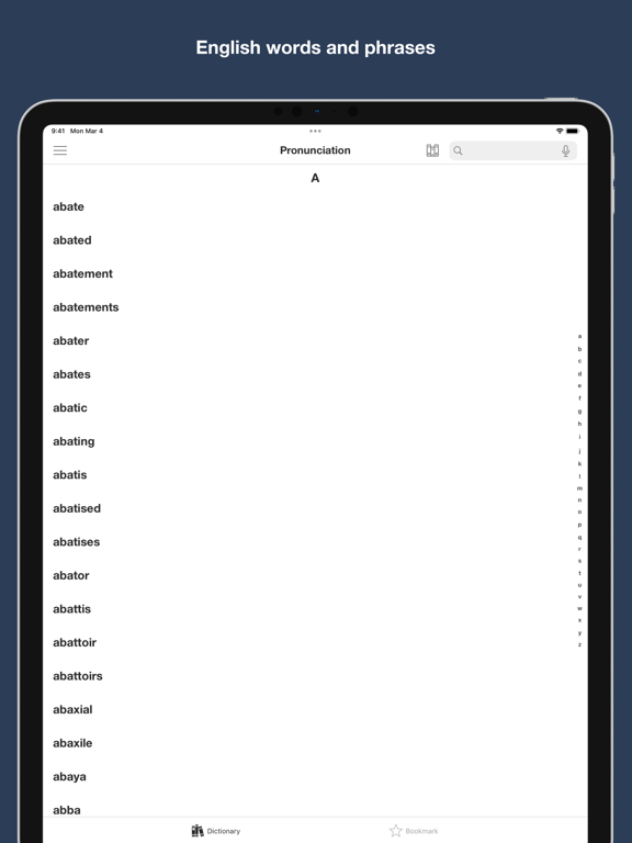 Screenshot #4 pour Audio Pronunciation Dictionary