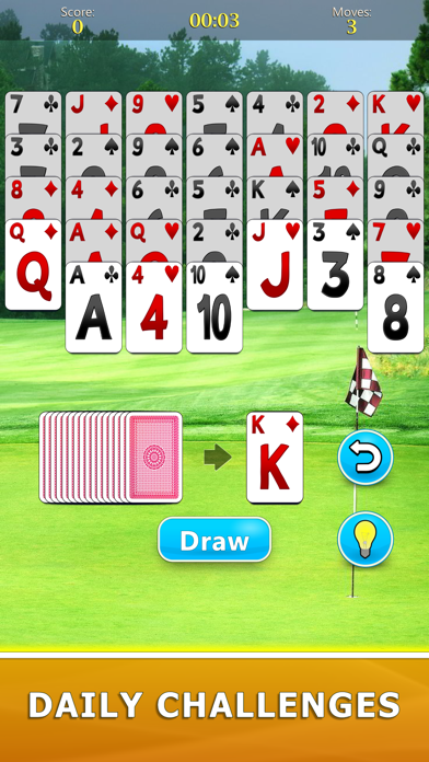 Golf Solitaire - Card Game Screenshot