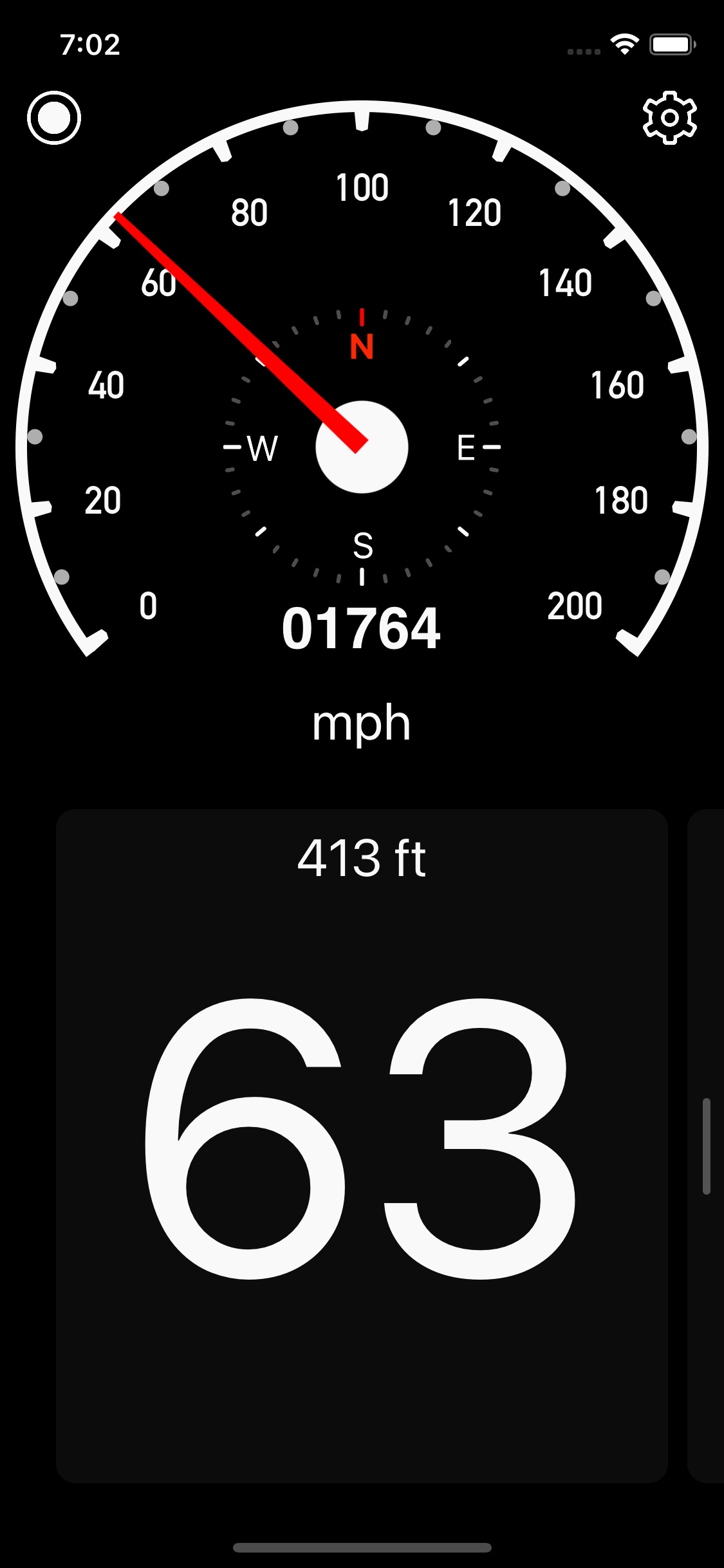 Speedometer Simple 스크린샷 1