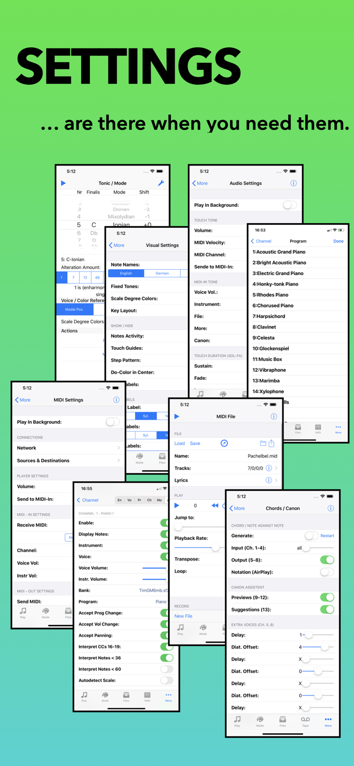 MIDI SolFa Mode-Go-Round