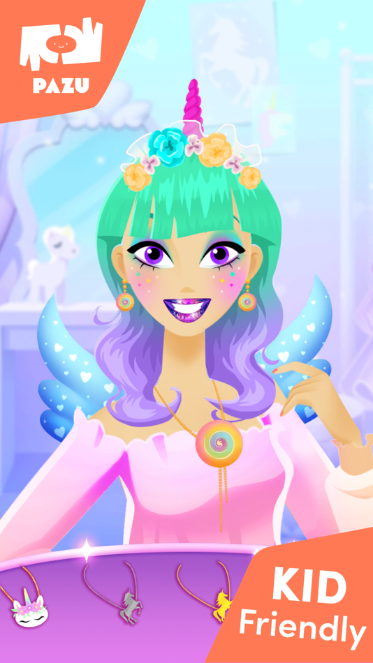 Makeup girls unicorn dress up - 1.24 - (iOS)