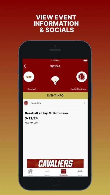CHMS Cavaliers screenshot-3
