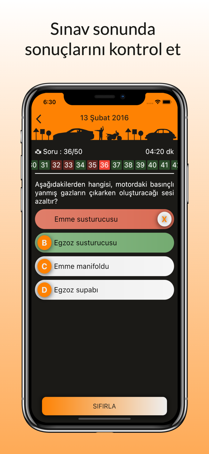 Ehliyet Sınav Soruları - ENOR