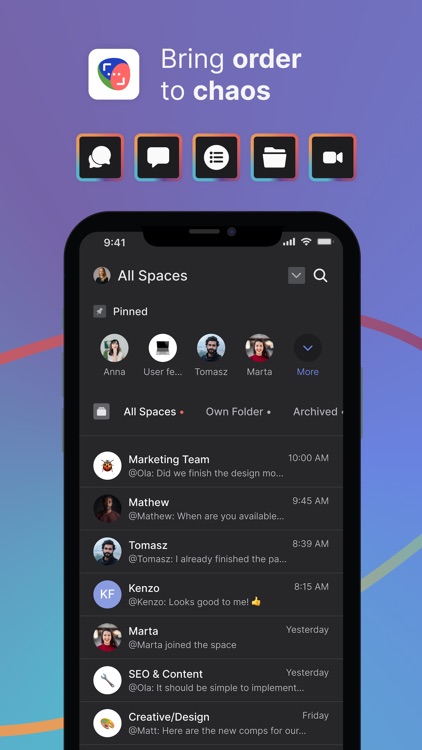 Rock - Messenger, Tasks, Notes