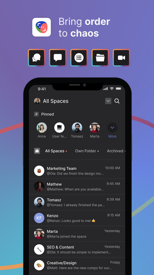 #1. Rock - Messenger, Tasks, Notes (iOS) 由: Shiny Inc.