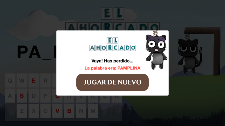 Screenshot #3 pour El ahorcado juego