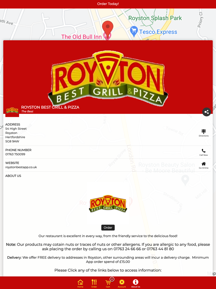 Royston Best Grill and Pizza