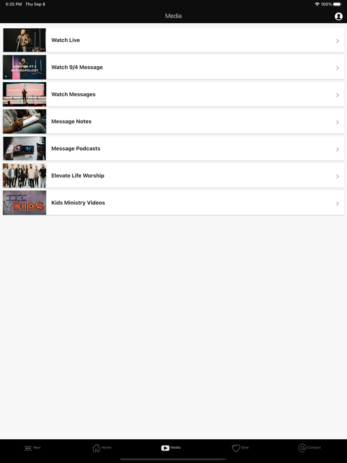Elevate Life Church App