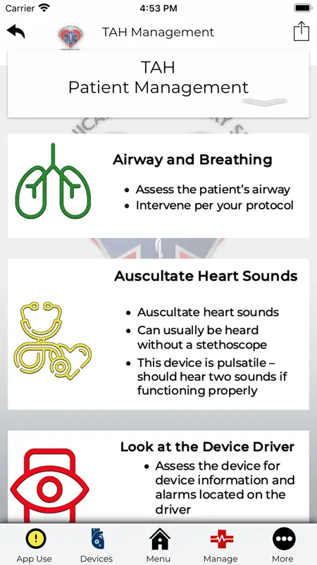 MCS Emergency Guides screenshot 9 of 10