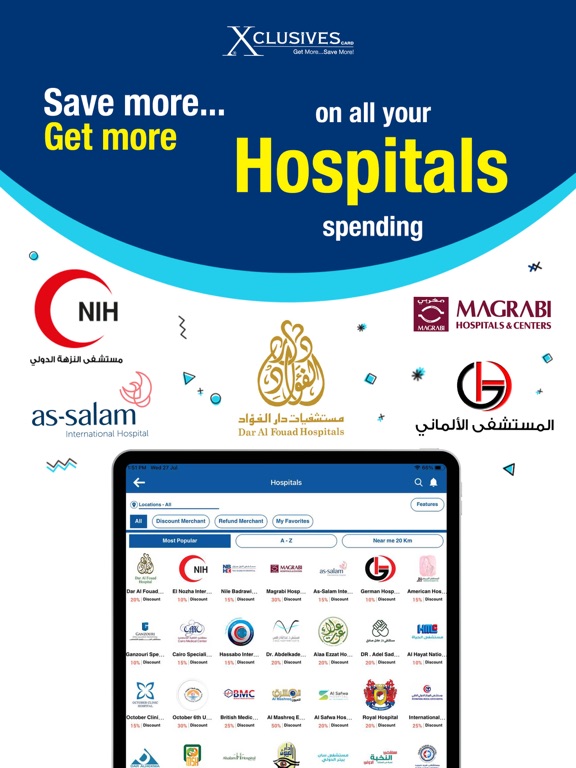 Xclusives Offers & Discounts iPad screenshot 7 - Lifestyle app