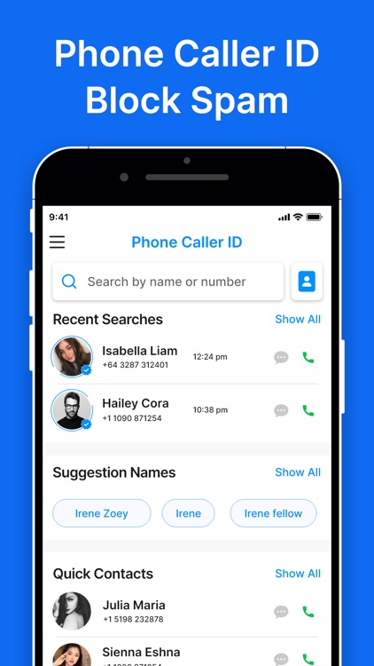 Show Caller Name & Block Spam