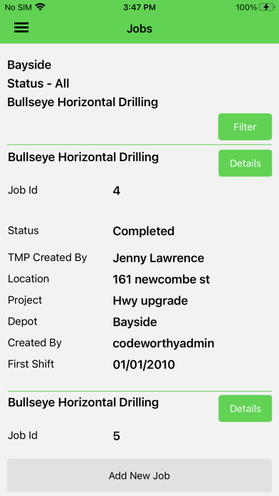 TC Operations Screenshot