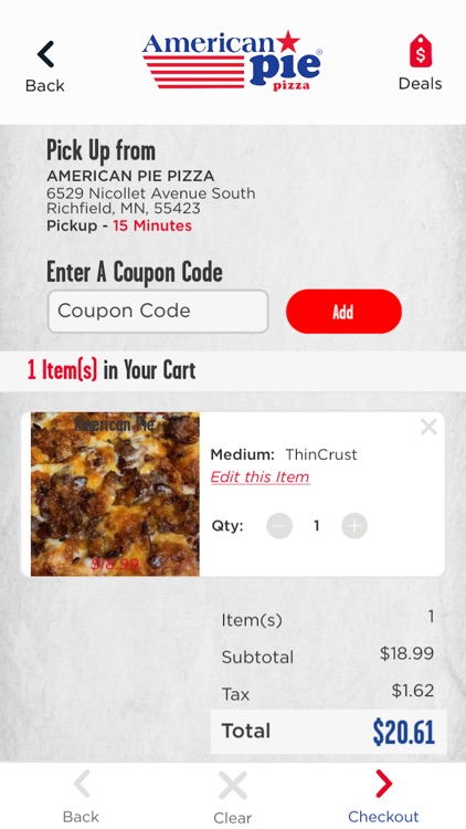 American Pie Pizza App screenshot-5