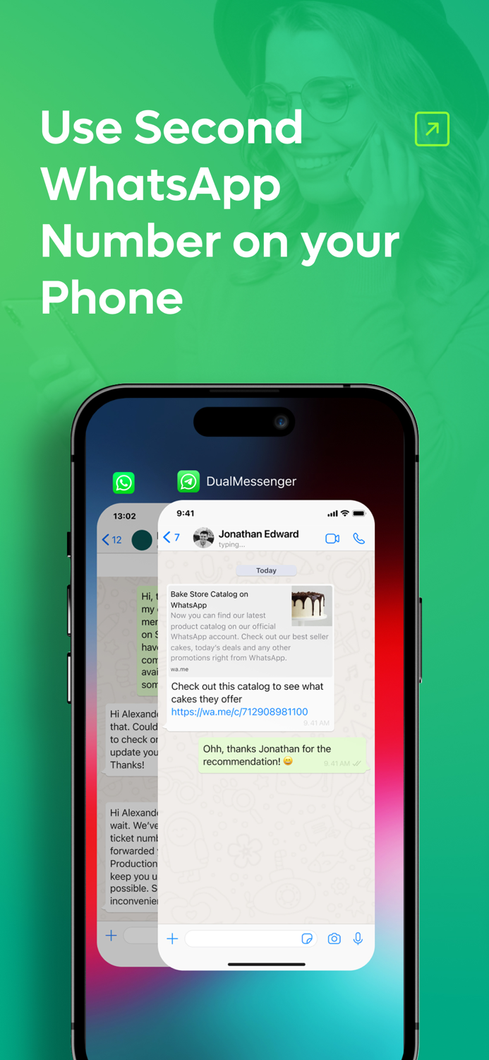 Dual Messenger Web for WA Plus