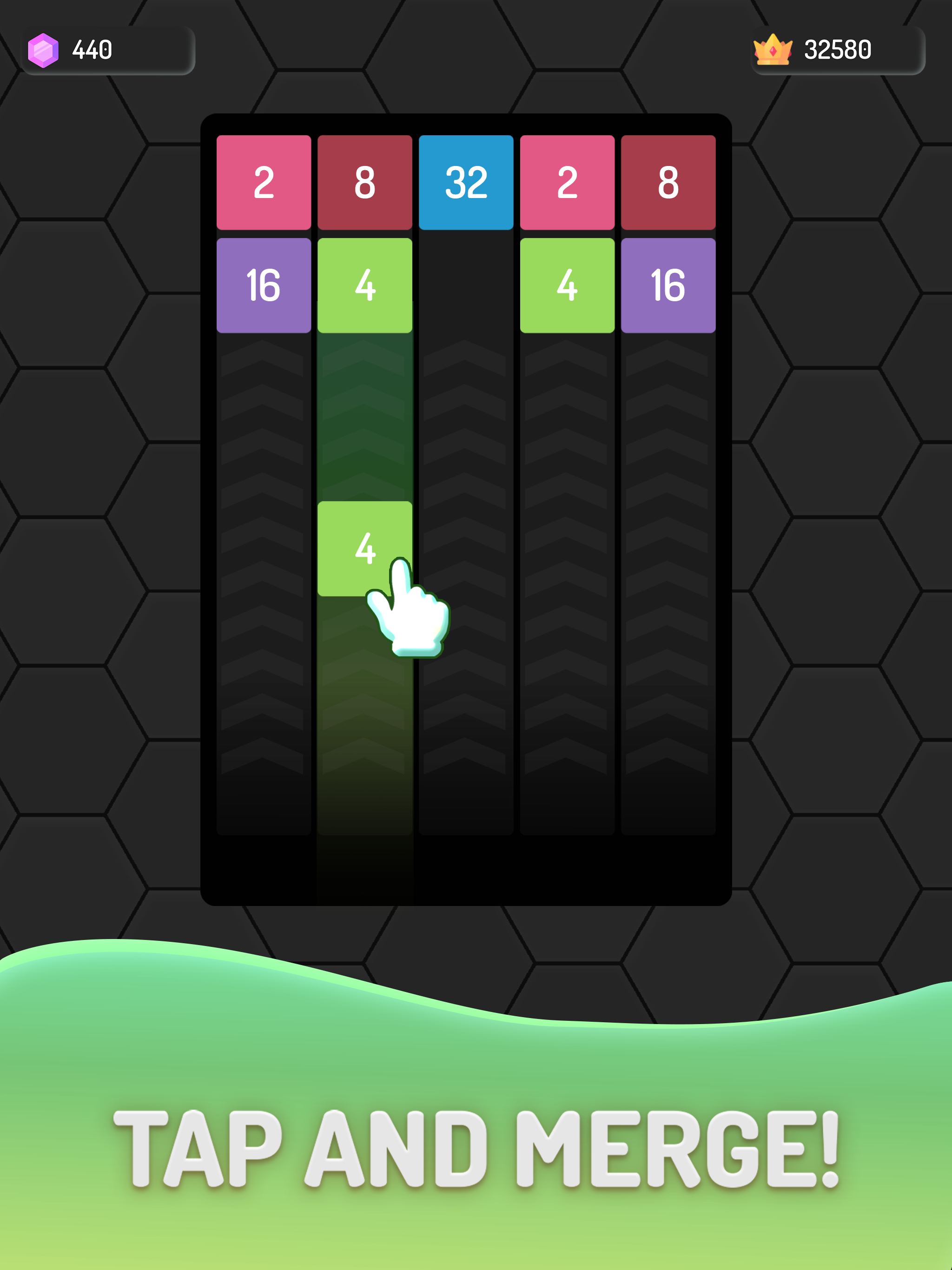 Merge Double Number Block