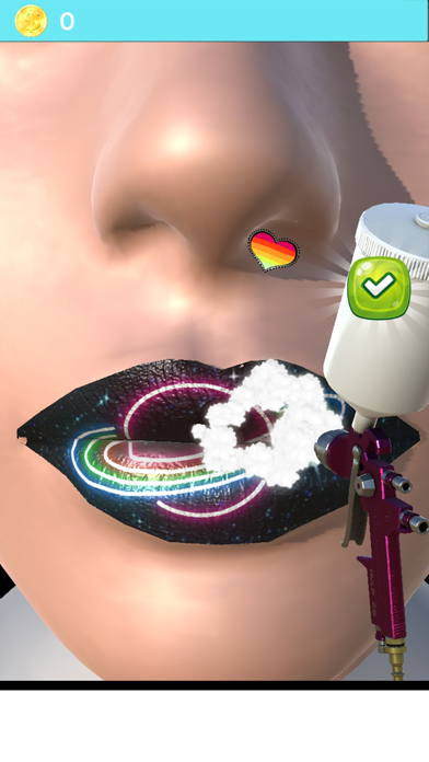 Lip Art Lipstick Makeup Game Screenshot