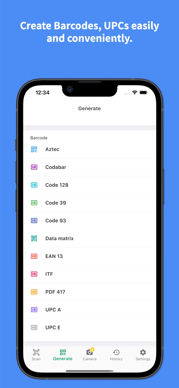 QR code Barcode UPC Reader