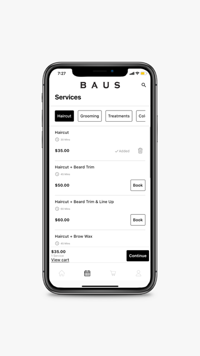 BAUS Grooming Screenshot