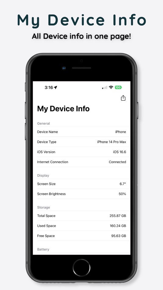 My Device Info! - 8.0 - (iOS)