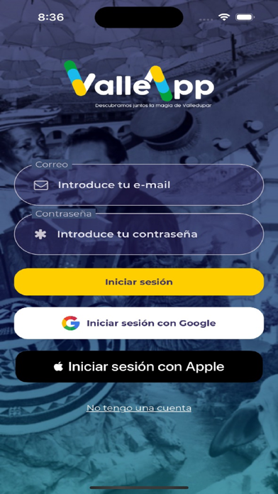 ValleApp Screenshot