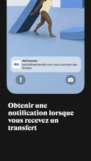 wetransfer: transfer files iPhone Captures Décran 4