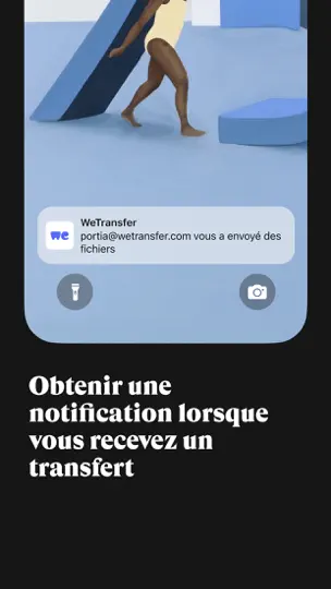 Capture d'écran de WeTransfer: Transfer Files sur iPhone 4