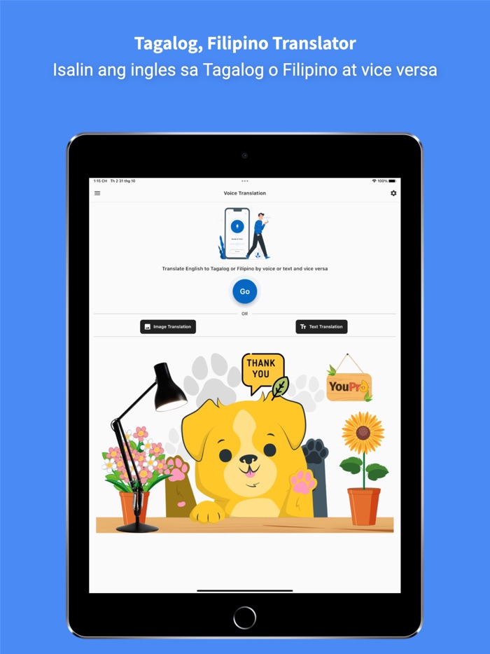 Tagalog - English  Translator