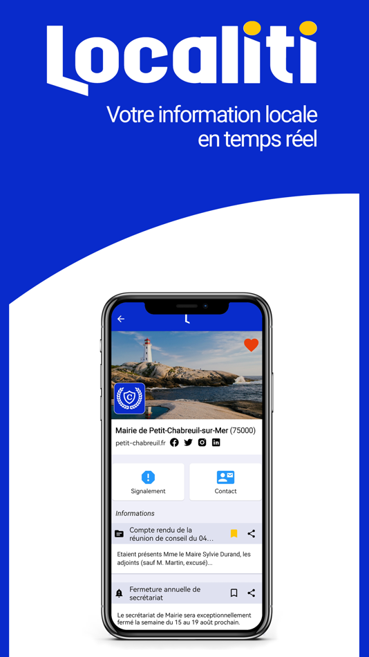 #1. Localiti (iOS) 由: Reseau des Communes