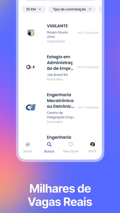 Burh - Vagas de Emprego Screenshot