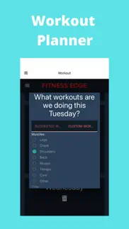 workout planner app iphone screenshot 2
