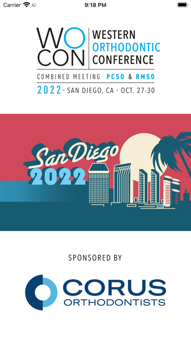 Western Orthodontic Conference Screenshot