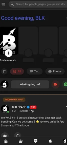 Game screenshot BLK SPACE apk