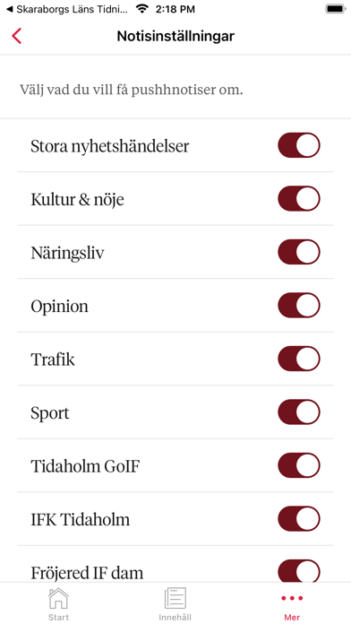 Västgöta-Bladet Nyhetsapp Screenshot