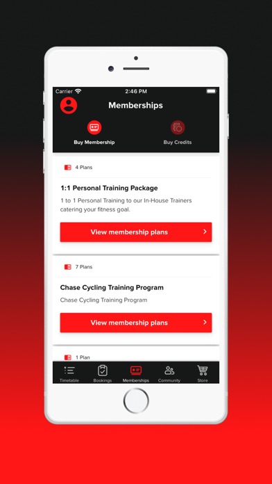 Chase Fitness and Sports Club Screenshot