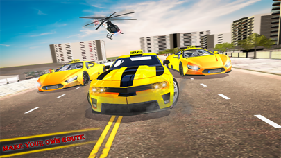 Yellow Cab City Driving Games Screenshot